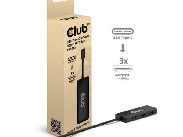 Club3D USB-C jaotur Triple HDMI CSV-1554