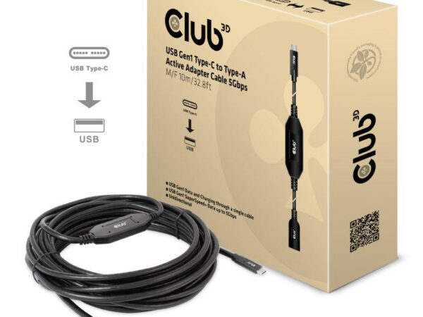 ELKO: 1448542 Club 3D | USB-C to USB pikenduskaabel | CAC-1538 | 10m