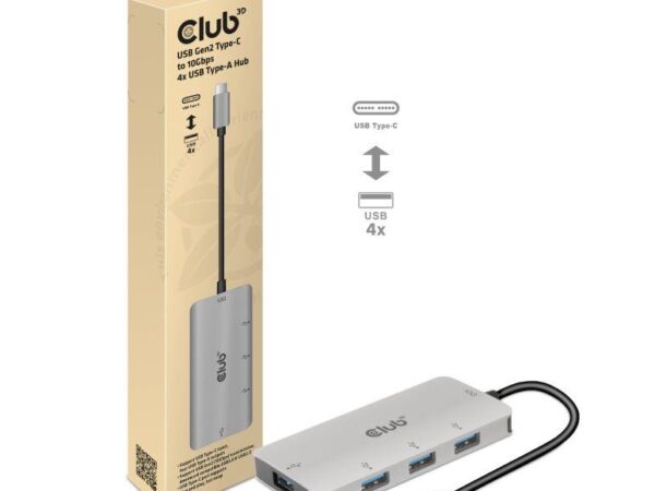 Club3D USB-C to USB jaotur 4-port CSV-1547