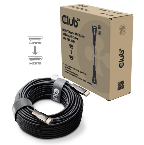 Club3D CAC-1392 HDMI kaabel 30m