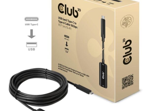 ELKO: 1448570 Club 3D | USB-C to USB pikenduskaabel | CAC-1536 | 5m