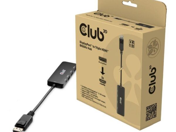 Club3D DisplayPort to HDMI adapter Triple CSV-7330