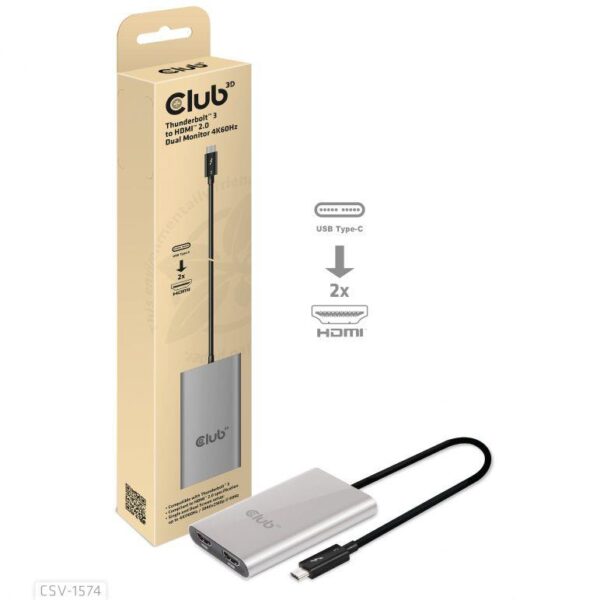 Club3D CSV-1574 thunderbolt hdmi adapter