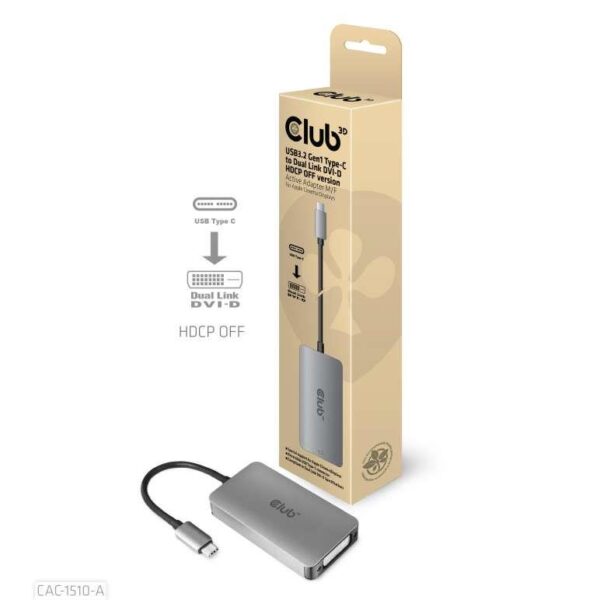 Club3D USB-C to DVI adapter CAC-1510-A