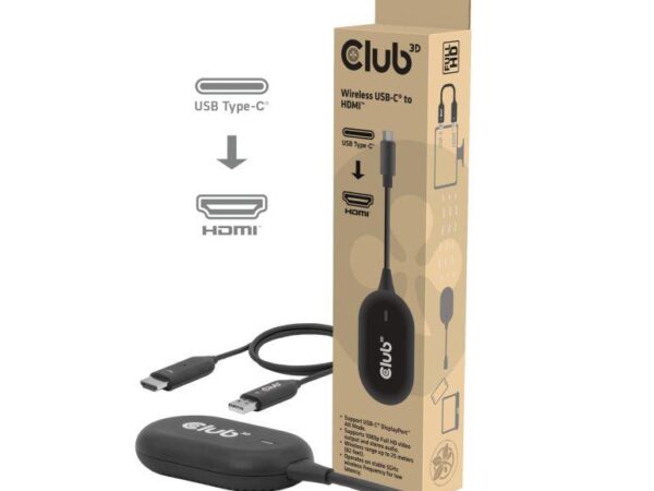 Club3D juhtmevaba usb-c to hdmi adapter CSV-2570