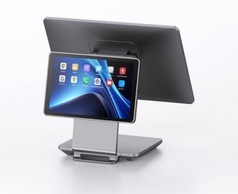 Telpo C9 POS kassasüsteem 15.6"+10.1" (must)