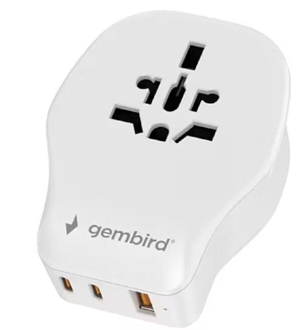 Gembird reisilaadija 20W valge