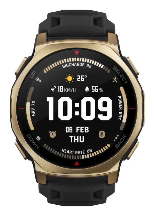 Amazfit | T-Rex 3 Pro nutikell 44mm | W2548GL1N | Must/Kuld