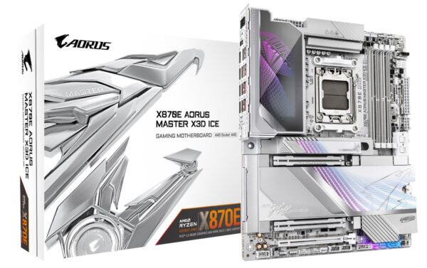 Gigabyte X870E AORUS Master X Ice emaplaat
