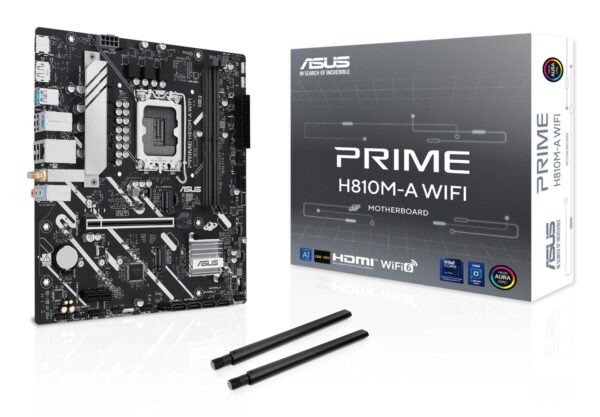 Asus Prime H810M-A wifi lga1851 emaplaat