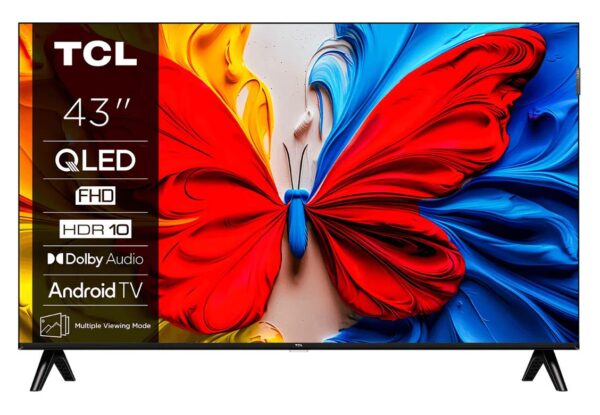 ELKO: 1449669 TCL 43V5C | 43” Full HD QLED Smart TV | Google TV