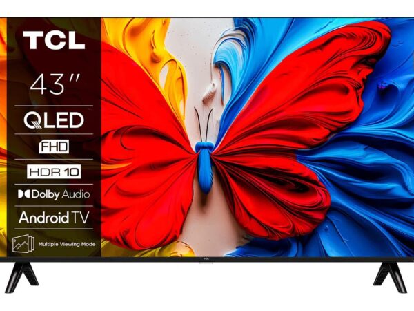 ELKO: 1449669 TCL 43V5C | 43” Full HD QLED Smart TV | Google TV