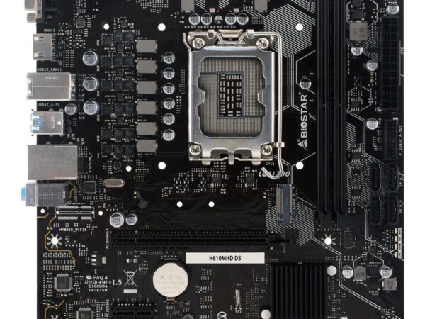 ELKO: 1449683 Biostar emaplaat H610MHD D5 DDR5 LGA1700 Micro-ATX
