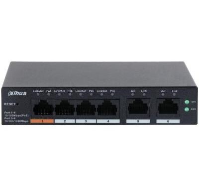 ELKO: 1449944 Dahua võrgulüliti CS4006-4ET2ET-60 6-port managed PoE