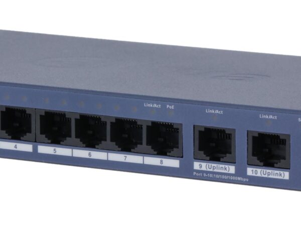 ELKO: 1449948 Dahua võrgulüliti CS4010-8ET2GT-110 8-port PoE