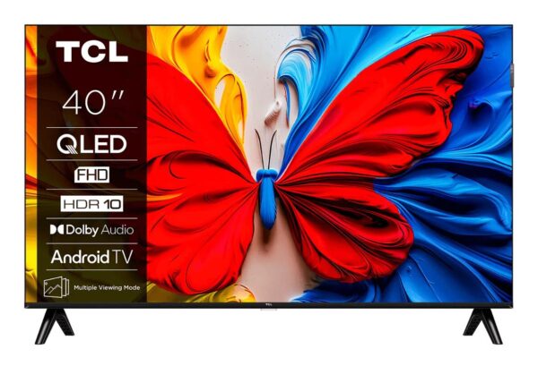 ELKO: 1450130 TCL 40V5C | 40” Full HD QLED Smart TV | Google TV