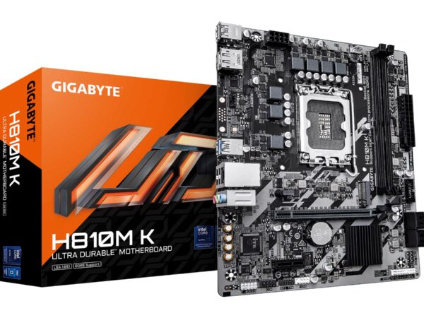ELKO: 1450136 Emaplaat Gigabyte H810M K DDR5 LGA1851 Micro-ATX