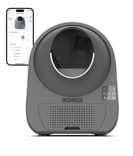 ELKO: 1450259 Catlink Luxury Pro-X isepuhastuv kassiliivakast (tumehall)