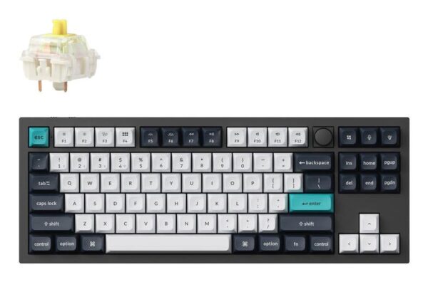 Keychron Q3 Max RGB juhtmevaba klaviatuur must