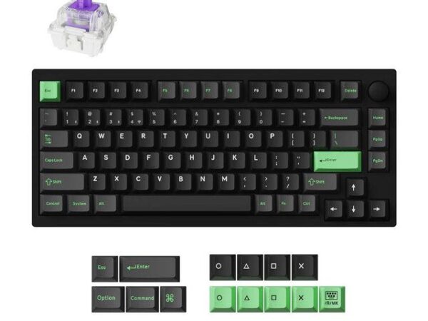 ELKO: 1450302 Keychron P1 HE RGB must juhtmevaba klaviatuur