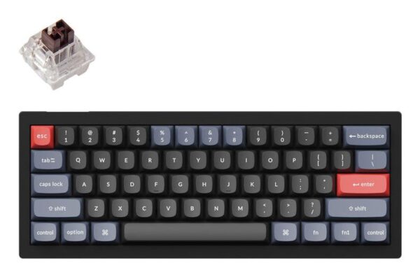 ELKO: 1450303 Juhtmevaba RGB klaviatuur Keychron V4 Carbon Black