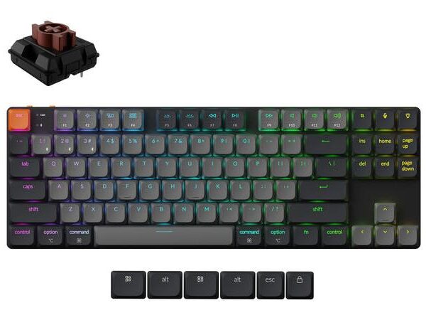 ELKO: 1450307 Juhtmevaba RGB klaviatuur Keychron K1 must K1X-B3
