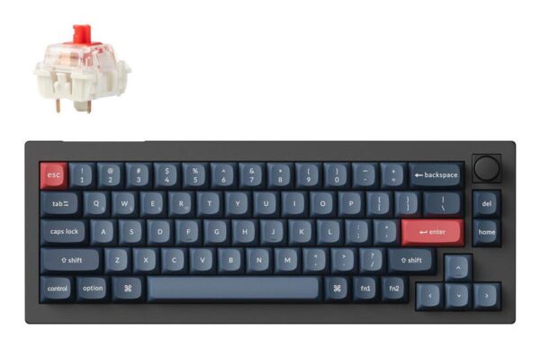 Keychron V2 Max rgb juhtmevaba klaviatuur carbon black V2M-D1