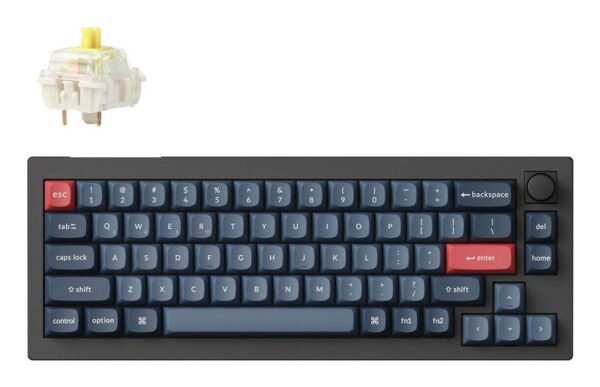 Keychron V2 Max rgb juhtmevaba klaviatuur carbon black V2M-D4