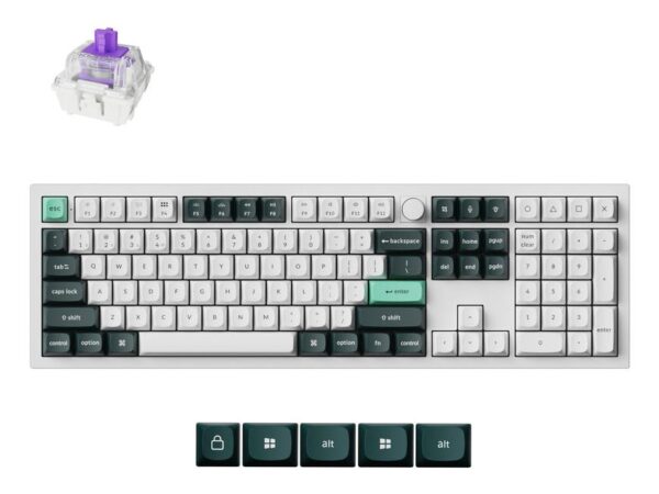 ELKO: 1450317 Keychron Q6 HE RGB juhtmevaba klaviatuur valge