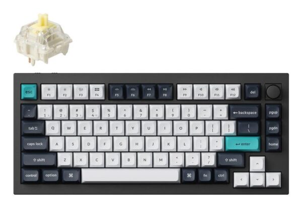 Keychron Q1 Max RGB Carbon Black juhtmevaba klaviatuur Q1M-M4