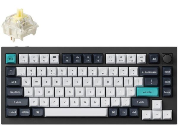 ELKO: 1450320 Keychron Q1 Max RGB Carbon Black juhtmevaba klaviatuur Q1M-M4