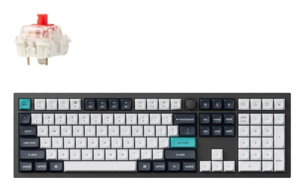 Keychron Q6 Max RGB must juhtmevaba klaviatuur