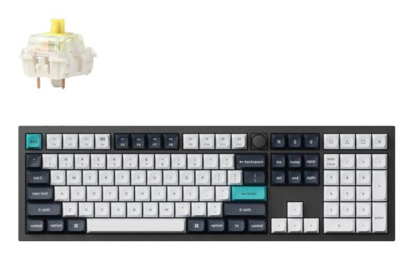 Keychron Q6 Max RGB Carbon Black klaviatuur