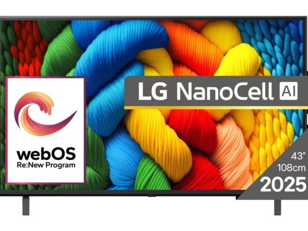 ELKO: 1450343 LG 43NANO80A3B | 43” NanoCell 4K Smart TV | webOS | UHD