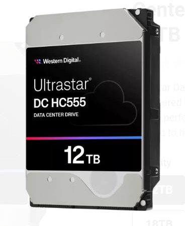 WD Ultrastar DC HC555 12TB kõvaketas