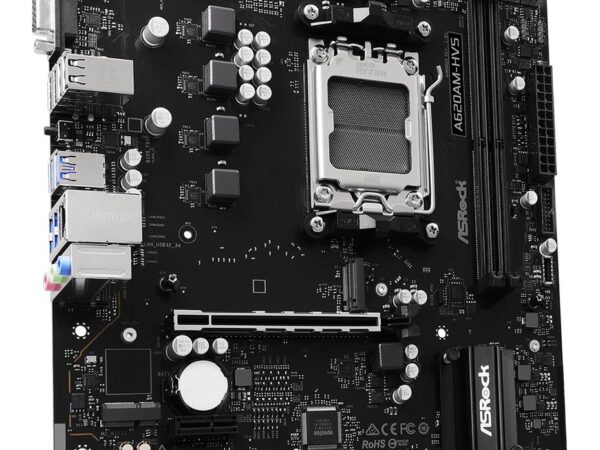 ELKO: 1451038 ASRock emaplaat A620AM-HVS DDR5 AM5 Micro-ATX