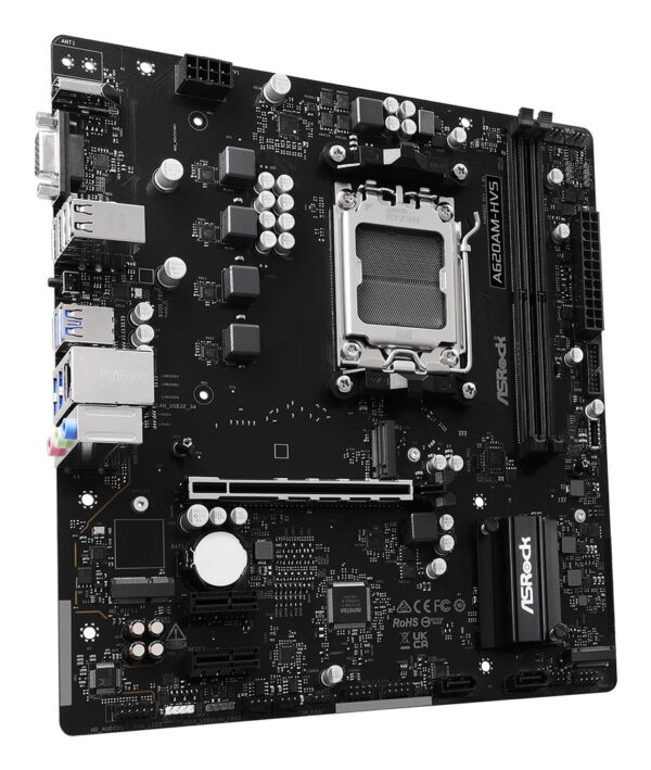 ASRock emaplaat A620AM-HVS DDR5 AM5 Micro-ATX