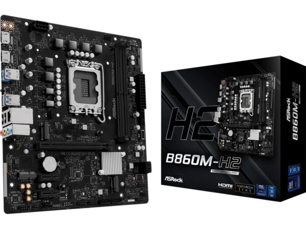 ELKO: 1451040 Emaplaat ASRock B860M-H2 DDR5 LGA1851 Micro-ATX