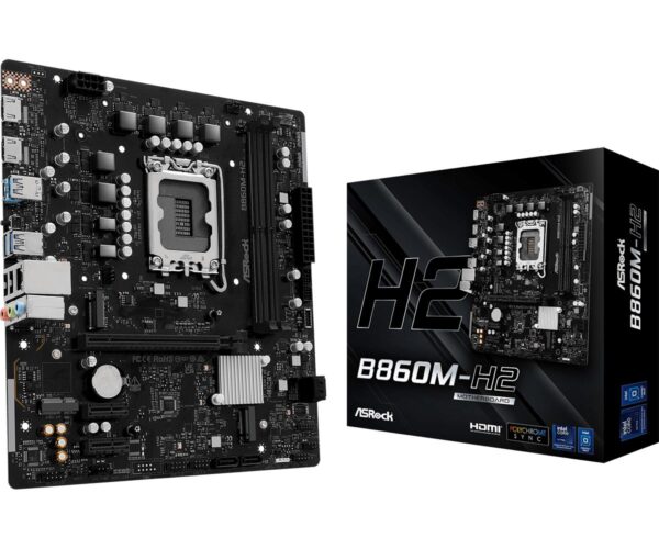 Emaplaat ASRock B860M-H2 DDR5 LGA1851 Micro-ATX