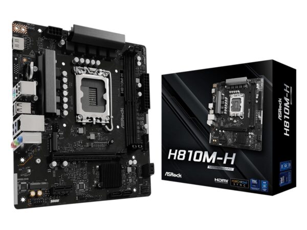 ELKO: 1451042 ASRock emaplaat H810M-H DDR5 LGA1851 Micro-ATX