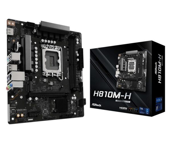 ASRock emaplaat H810M-H DDR5 LGA1851 Micro-ATX