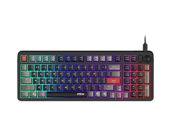 MSI mänguriklaviatuur Forge GK110 US must