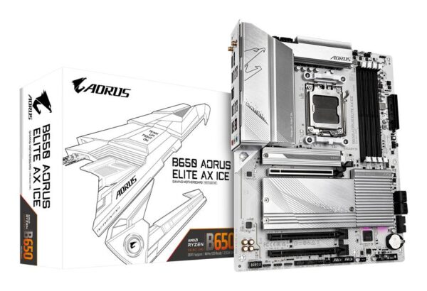 Gigabyte B650 AORUS Elite AX ICE emaplaat