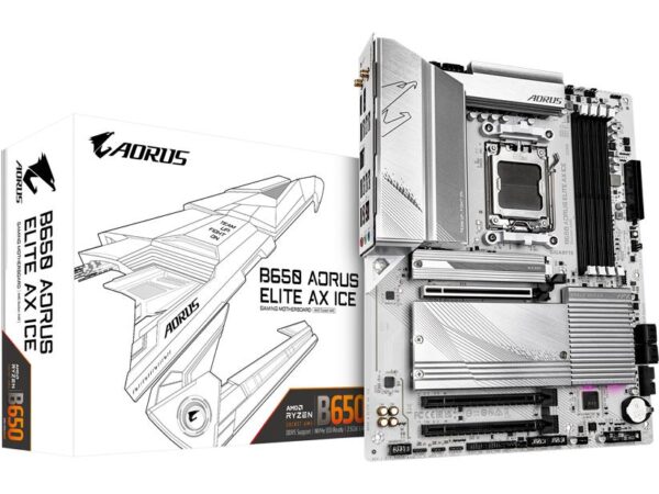 Gigabyte B650 AORUS Elite AX ICE emaplaat