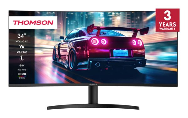 ELKO: 1452692 Thomson 34" ultrawide QHD kumer monitor