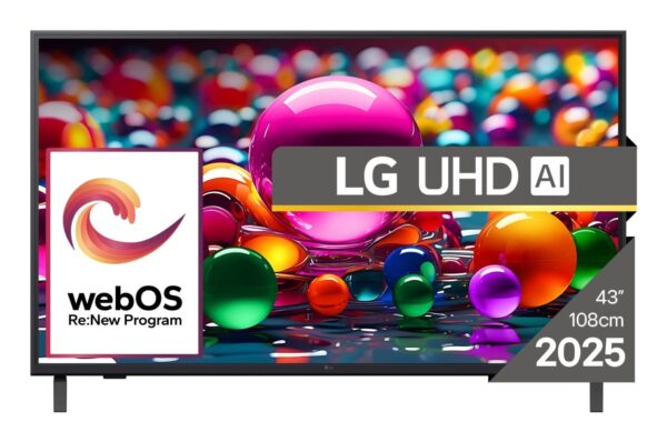 LG 43UA74003LB | 43” LED 4K Smart TV | webOS | UHD