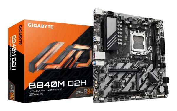 Gigabyte B840M D2H am5 ddr5 emaplaat