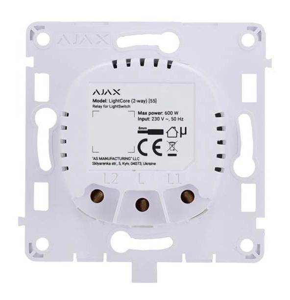 Nutika kodu lüliti Ajax LightCore 2-way