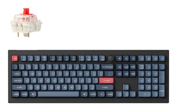 Keychron V6 Max klaviatuur carbon black V6M-D1