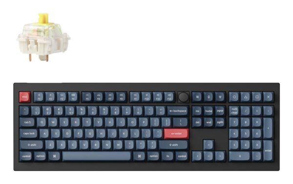 Keychron V6 Max klaviatuur carbon black V6M-D4